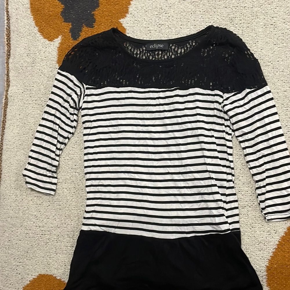 Eclipse long sleeve blouse size s
